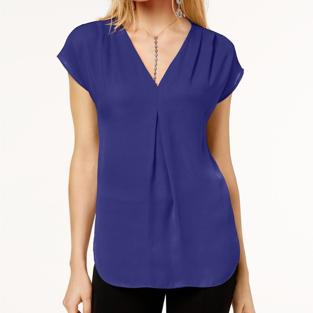 INC International Concepts INC Petite Pleated Top